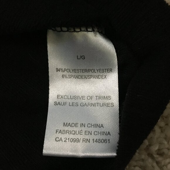 Stretchy Cropped Black Ribbed Top - Picture 11 of 11